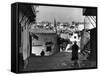 Tangier Street Scene-null-Framed Stretched Canvas