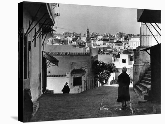 Tangier Street Scene-null-Stretched Canvas