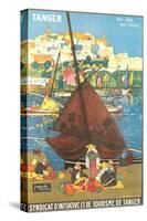 Tangier Travel Poster-null-Stretched Canvas