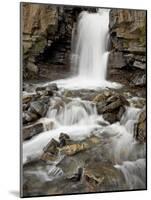 Tangle Falls, Jasper National Park, UNESCO World Heritage Site, Rocky Mountains, Alberta, Canada-James Hager-Mounted Photographic Print