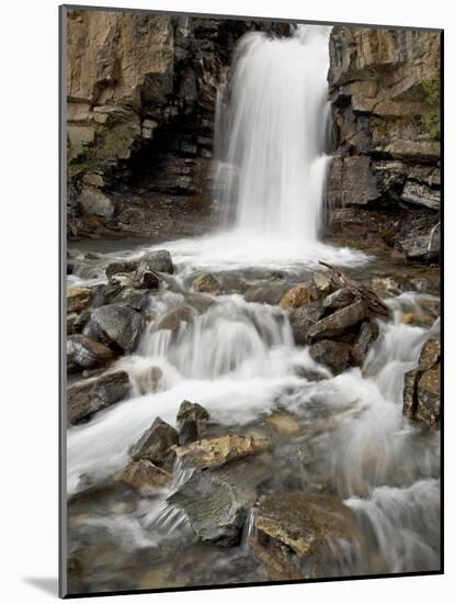 Tangle Falls, Jasper National Park, UNESCO World Heritage Site, Rocky Mountains, Alberta, Canada-James Hager-Mounted Photographic Print