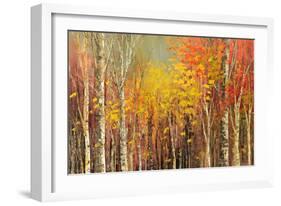 Tangled Colors-Tatiana Iliina-Framed Art Print