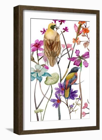 Tangled Garden II-Melissa Wang-Framed Art Print