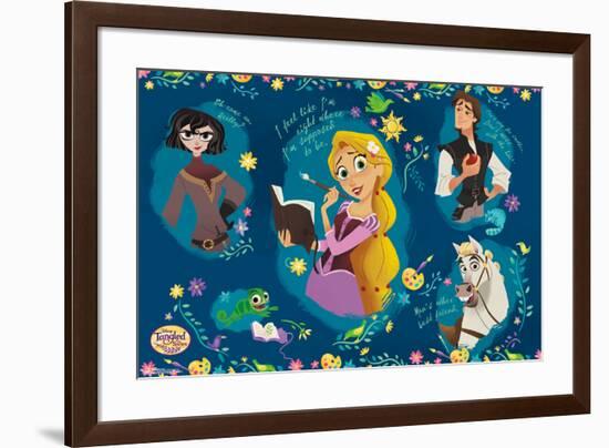 TANGLED - GROUP-null-Framed Poster