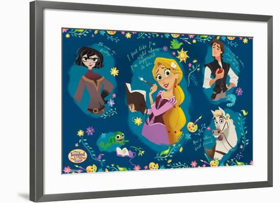 TANGLED - GROUP-null-Framed Poster