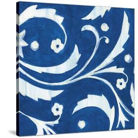Tangled In Blue II-Hope Smith-Stretched Canvas