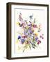 Tangled Pansies-Karin Johannesson-Framed Art Print