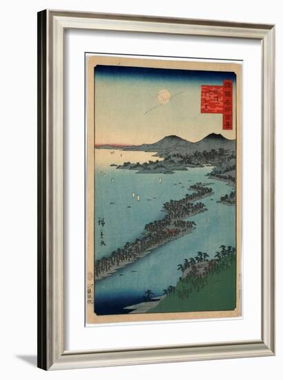 Tango Amano Hashidate-Utagawa Hiroshige-Framed Giclee Print