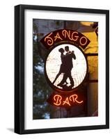 Tango Bar Sign, Buenos Aires, Argentina-Demetrio Carrasco-Framed Photographic Print