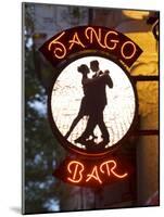 Tango Bar Sign, Buenos Aires, Argentina-Demetrio Carrasco-Mounted Photographic Print