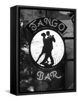 Tango Bar Sign, Buenos Aires, Argentina-Demetrio Carrasco-Framed Stretched Canvas