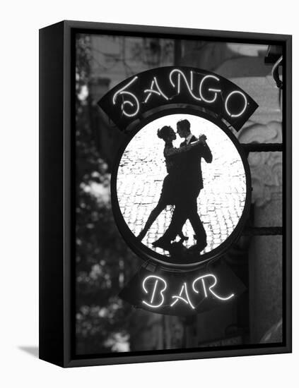 Tango Bar Sign, Buenos Aires, Argentina-Demetrio Carrasco-Framed Stretched Canvas