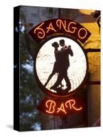 Tango Bar Sign, Buenos Aires, Argentina-Demetrio Carrasco-Stretched Canvas