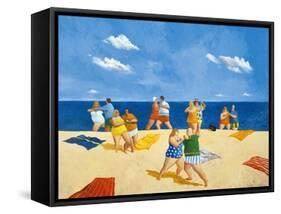 Tango Beach-Michael Paraskevas-Framed Stretched Canvas