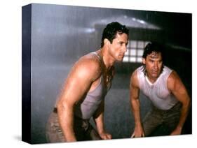 TANGO & CASH, 1989 directed by ANDREY KONCHALOVSKIY Sylvester Stallone and Kurt Russell (photo)-null-Stretched Canvas