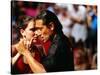 Tango Dancers at Sunday Market in Plaza Dorrego, Buenos Aires, Argentina-Michael Taylor-Stretched Canvas