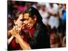 Tango Dancers at Sunday Market in Plaza Dorrego, Buenos Aires, Argentina-Michael Taylor-Stretched Canvas