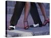 Tango Dancers' Feet, San Miguel De Allende, Mexico-Nancy Rotenberg-Stretched Canvas