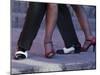 Tango Dancers' Feet, San Miguel De Allende, Mexico-Nancy Rotenberg-Mounted Premium Photographic Print