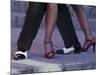 Tango Dancers' Feet, San Miguel De Allende, Mexico-Nancy Rotenberg-Mounted Photographic Print