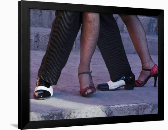 Tango Dancers' Feet, San Miguel De Allende, Mexico-Nancy Rotenberg-Framed Photographic Print