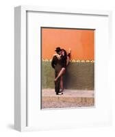 Tango Dancers in Streets of San Miguel De Allende, Mexico-Nancy Rotenberg-Framed Photographic Print