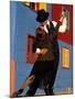 Tango Dancers on Calle Caminito, La Boca District, Buenos Aires, Argentina-Sergio Pitamitz-Mounted Photographic Print