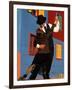 Tango Dancers on Calle Caminito, La Boca District, Buenos Aires, Argentina-Sergio Pitamitz-Framed Photographic Print