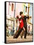 Tango Dancers on Caminito Avenue, La Boca District, Buenos Aires, Argentina-Stuart Westmoreland-Framed Stretched Canvas