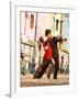 Tango Dancers on Caminito Avenue, La Boca District, Buenos Aires, Argentina-Stuart Westmoreland-Framed Photographic Print