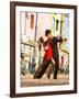 Tango Dancers on Caminito Avenue, La Boca District, Buenos Aires, Argentina-Stuart Westmoreland-Framed Photographic Print