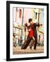 Tango Dancers on Caminito Avenue, La Boca District, Buenos Aires, Argentina-Stuart Westmoreland-Framed Photographic Print