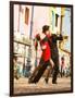 Tango Dancers on Caminito Avenue, La Boca District, Buenos Aires, Argentina-Stuart Westmoreland-Framed Photographic Print