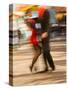 Tango Dancers on Caminito Avenue, La Boca District, Buenos Aires, Argentina-Stuart Westmoreland-Stretched Canvas