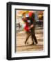 Tango Dancers on Caminito Avenue, La Boca District, Buenos Aires, Argentina-Stuart Westmoreland-Framed Photographic Print