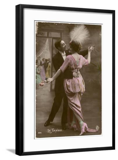 Tango Dress Trailing--Framed Photographic Print