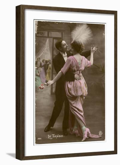 Tango Dress Trailing-null-Framed Photographic Print