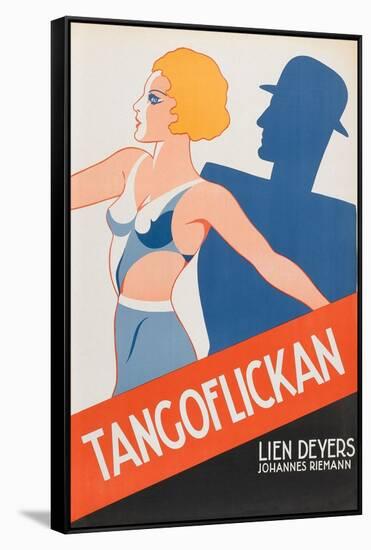 Tango Movies "Tangoflickan"-null-Framed Stretched Canvas