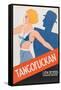 Tango Movies "Tangoflickan"-null-Framed Stretched Canvas