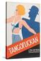 Tango Movies "Tangoflickan"-null-Stretched Canvas