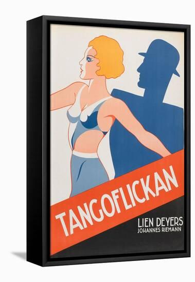 Tango Movies "Tangoflickan"-null-Framed Stretched Canvas