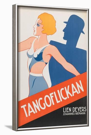 Tango Movies "Tangoflickan"-null-Framed Art Print
