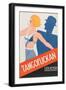 Tango Movies "Tangoflickan"-null-Framed Art Print