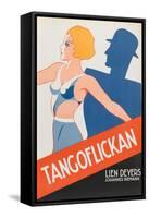 Tango Movies "Tangoflickan"-null-Framed Stretched Canvas