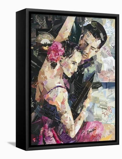 Tango Parisienne-Ines Kouidis-Framed Stretched Canvas