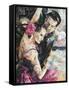 Tango Parisienne-Ines Kouidis-Framed Stretched Canvas