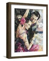 Tango Parisienne-Ines Kouidis-Framed Giclee Print