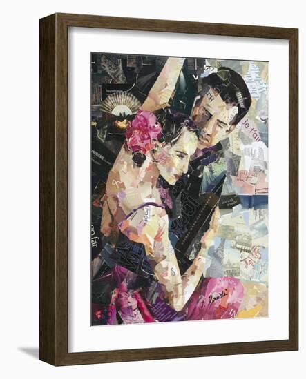 Tango Parisienne-Ines Kouidis-Framed Giclee Print