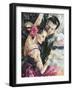 Tango Parisienne-Ines Kouidis-Framed Giclee Print