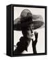 Tania Mallet in a Madame Paulette Stiffened Net Picture Hat, 1963-John French-Framed Stretched Canvas